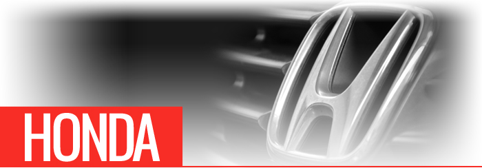 Main Honda logo Honda Health Check title with image of Honda Manufacturer logo on front of car